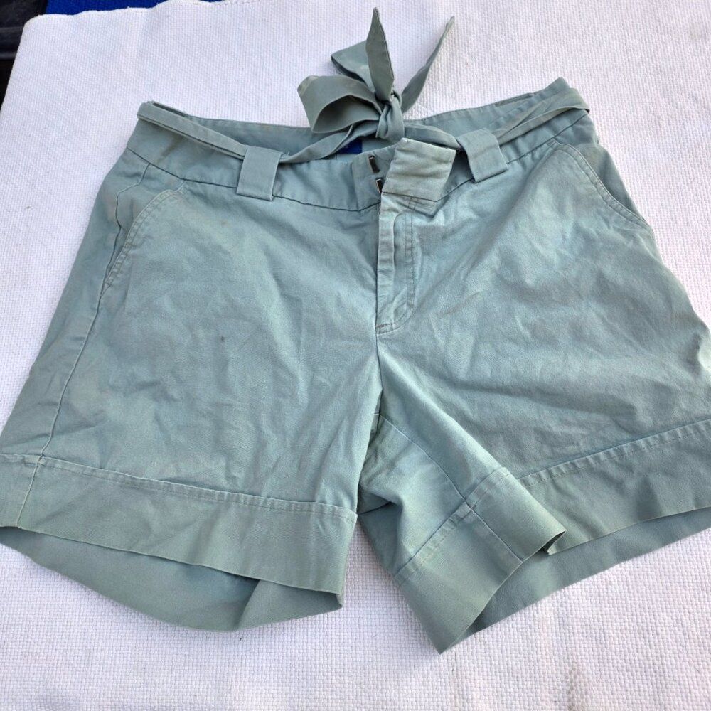 Dockers tie waist paperbag shorts